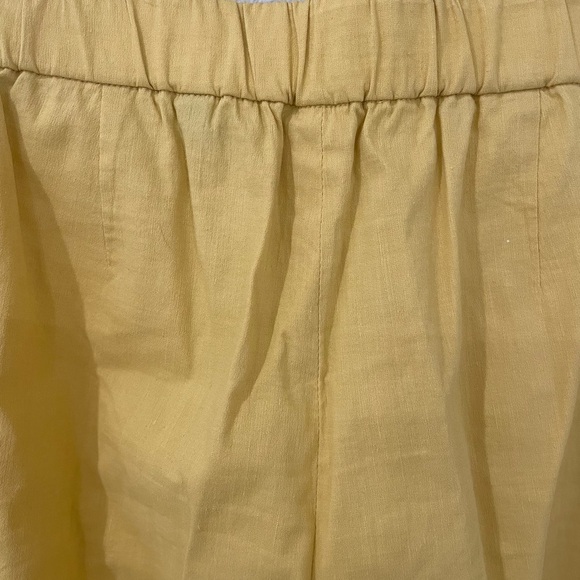 Theory Women’s Basic Pull-On Pants Linen Eco Crunch Wash Size 0 - Picture 7 of 8